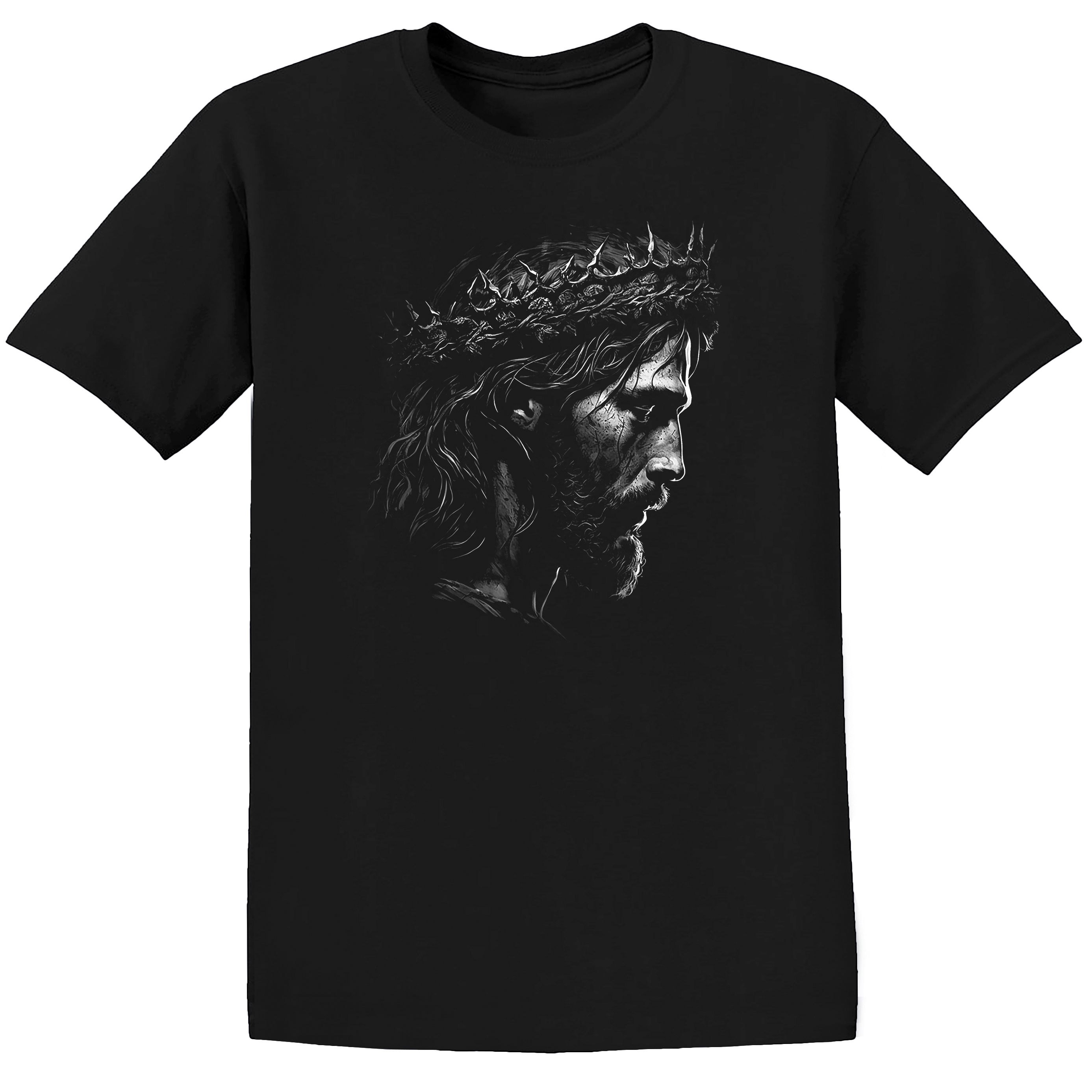 Jesus Christ Christian Profile T Shirt – Kids and Adult Sizes