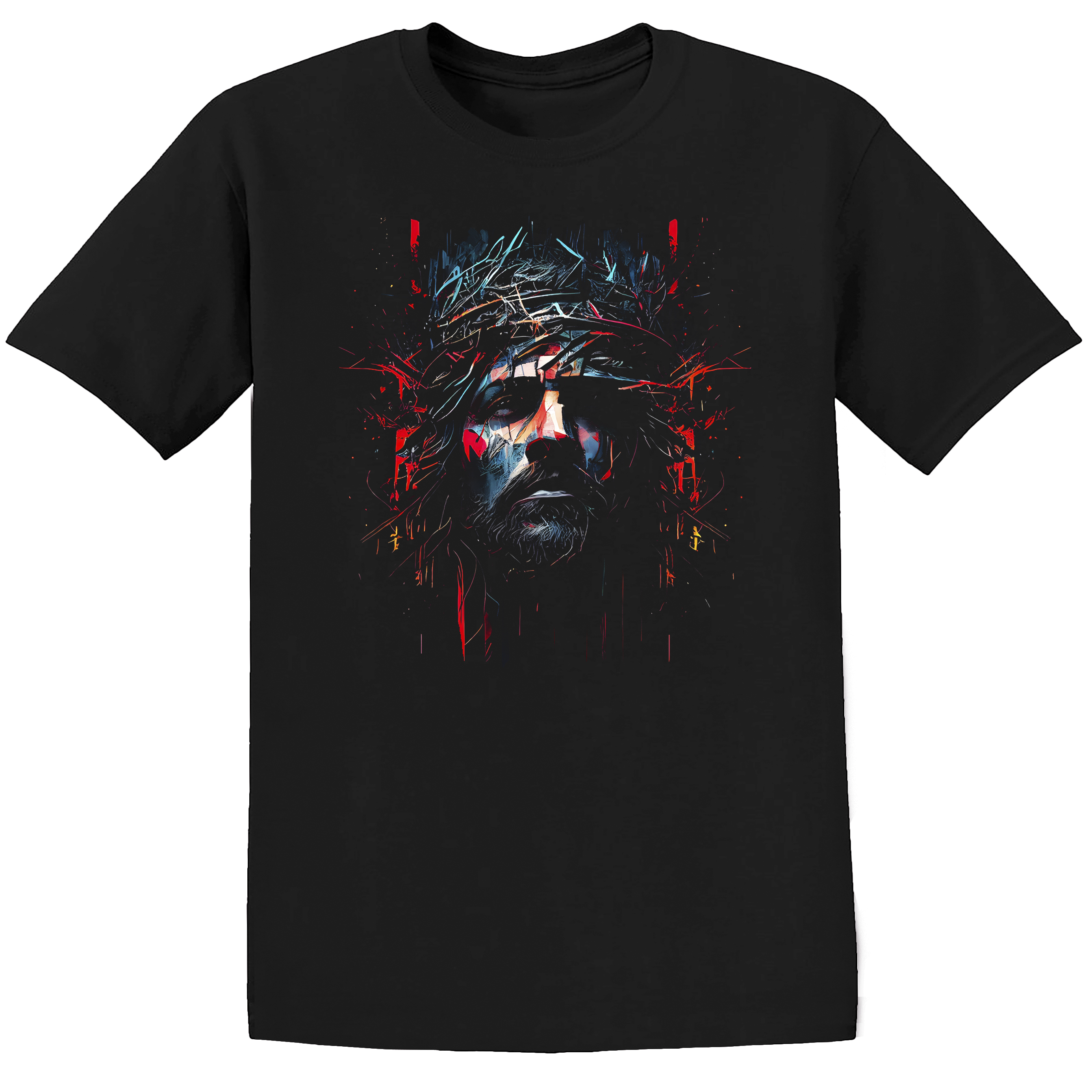 Jesus Christ Christian Abstract T-Shirt – Kids and Adult Sizes