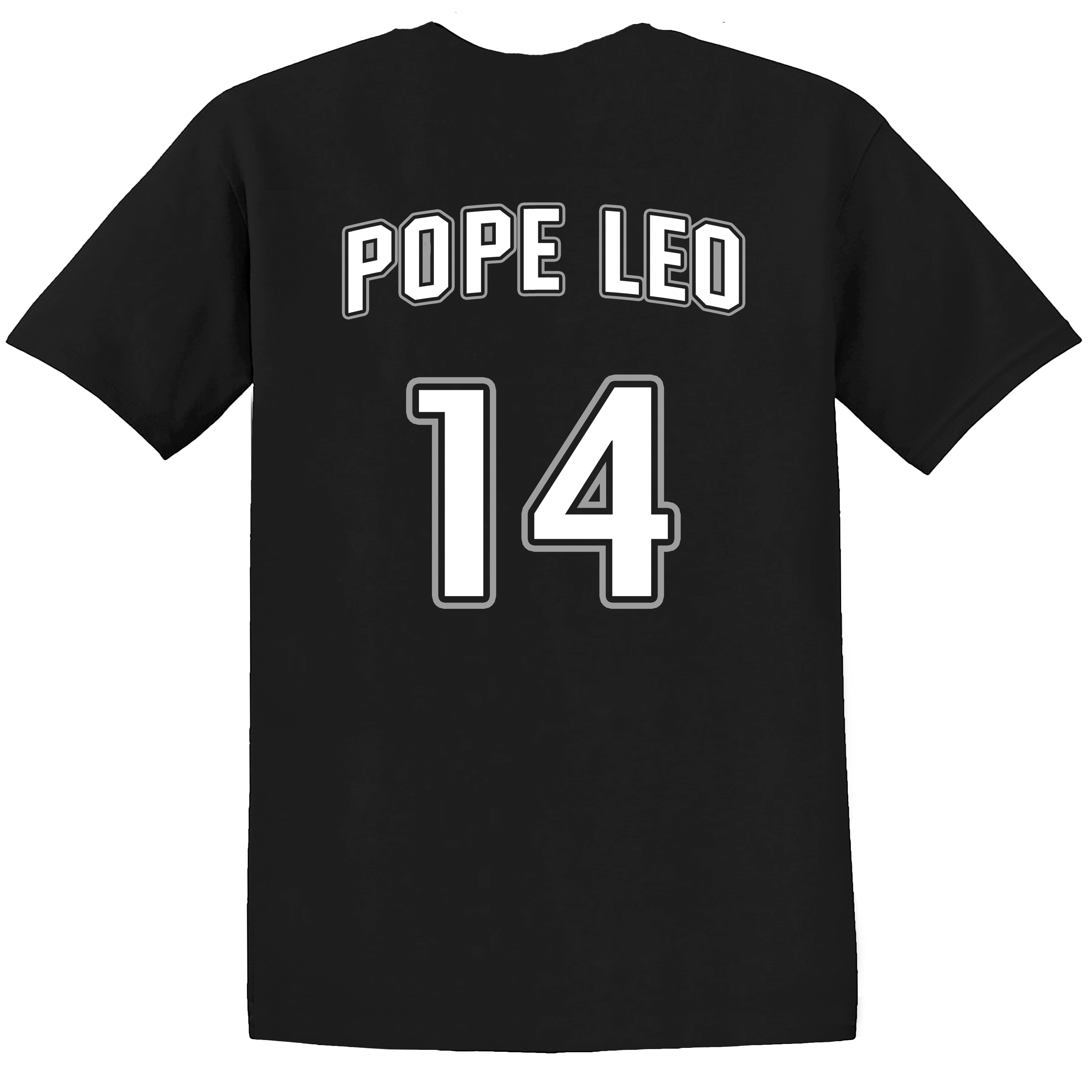 Pope Leo XIV Chicago Jersey Style T-Shirt – Kids and Adult Sizes